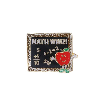 MATH WHIZ! ピンズ 数学の達人 リンゴ