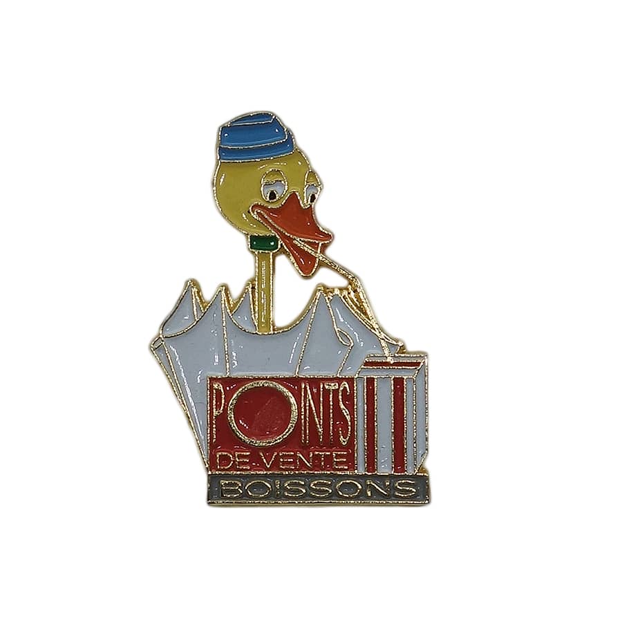 POINTS DE VENTE BOISSONS ピンズ 留め具付き