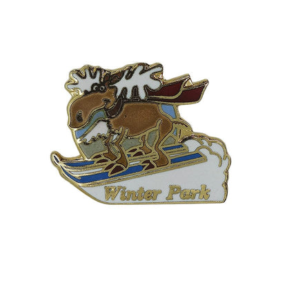 Winter Park スキー ブローチ トナカイ