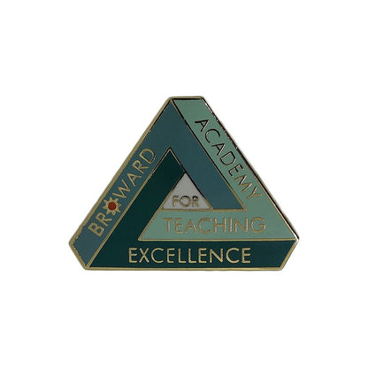BROWARD ACADEMY ピンズ TEACHING EXCELLENCE 留め具付き