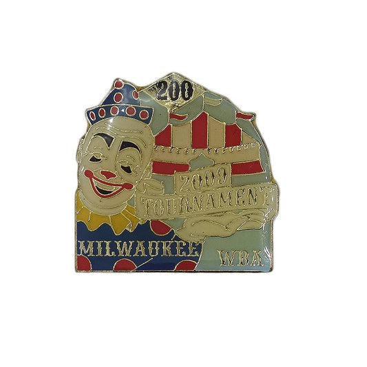 MILWAUKEE WBA ボウリング ピンズ 2009 TOURNAMENT 留め具付き