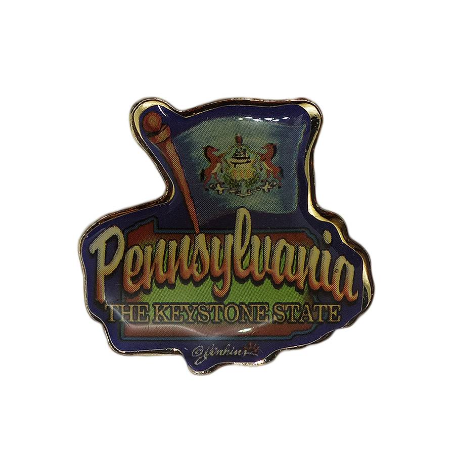 Pennsylvania ピンズ ペンシルベニア州 The Keystone State 留め具付き