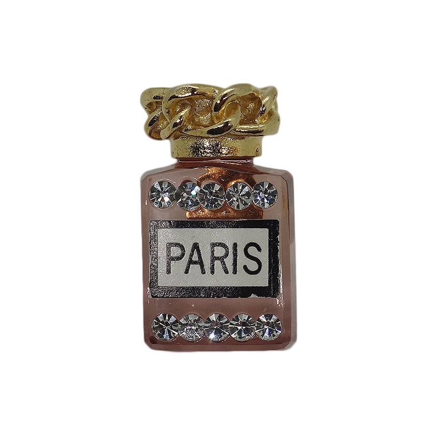 香水 ボトル型 ピンズ PARIS 留め具付き