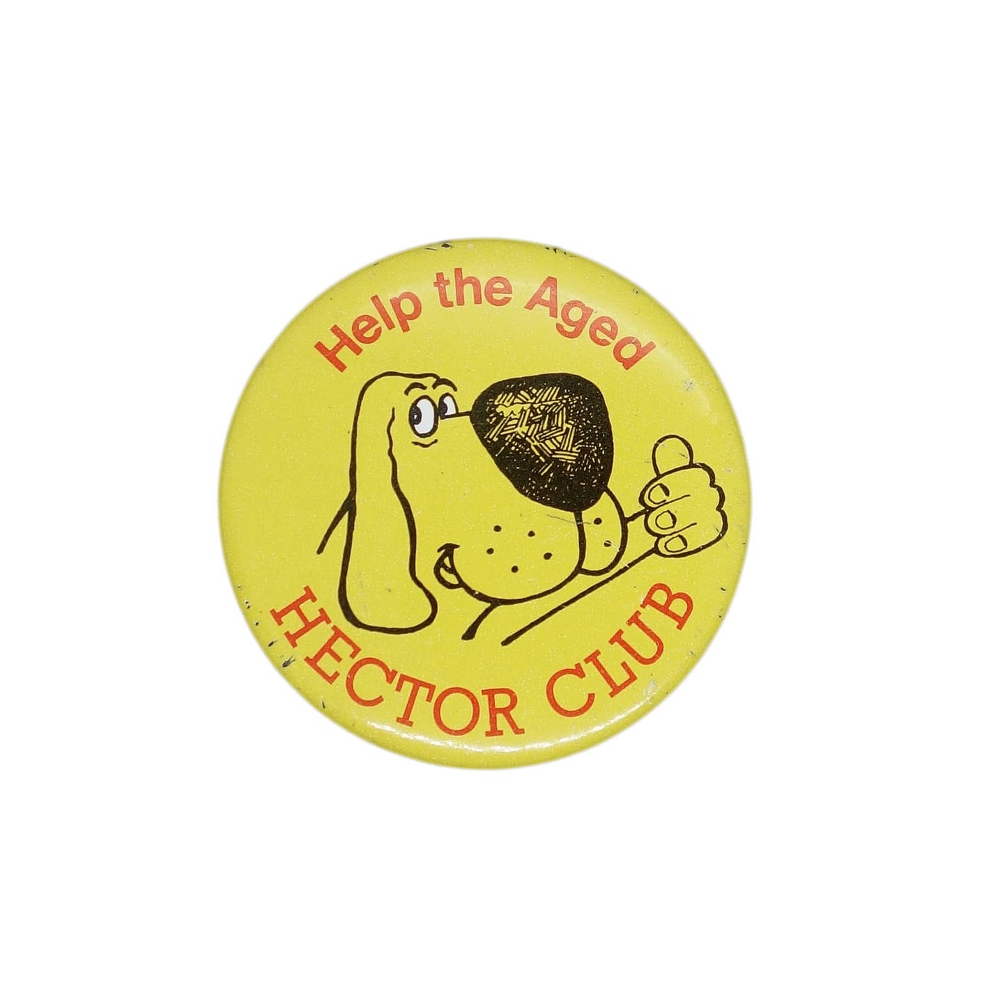 犬 HELP THE AGED HECTOR CLUB 缶バッジ バッチ