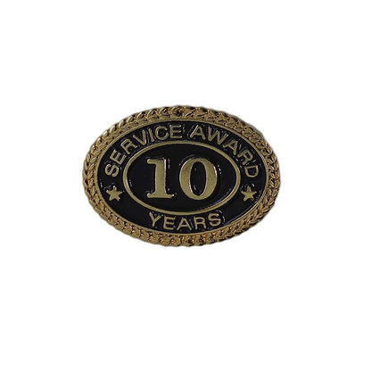 10 YEARS SERVICE AWARD ピンズ 留め具付き