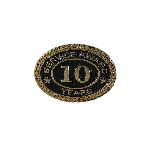 10 YEARS SERVICE AWARD ピンズ 留め具付き