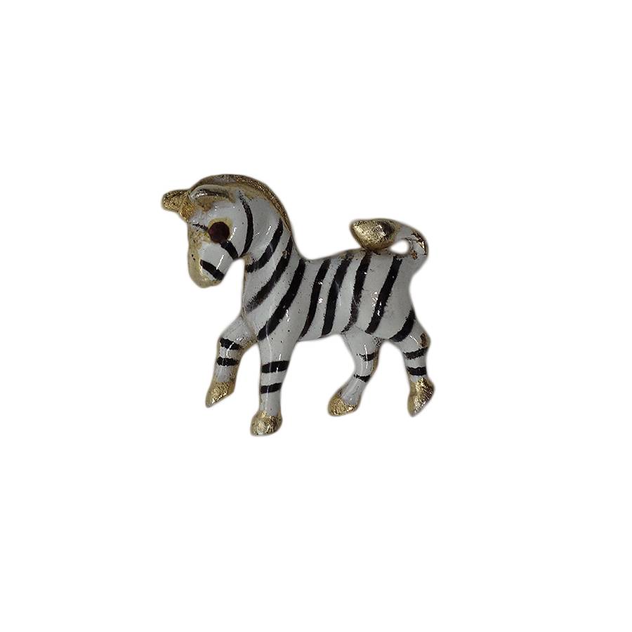 シマウマ ピンズ 動物 留め具付き