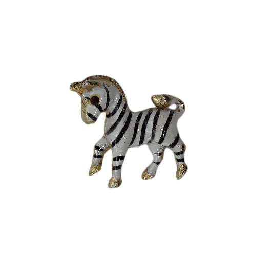 シマウマ ピンズ 動物 留め具付き