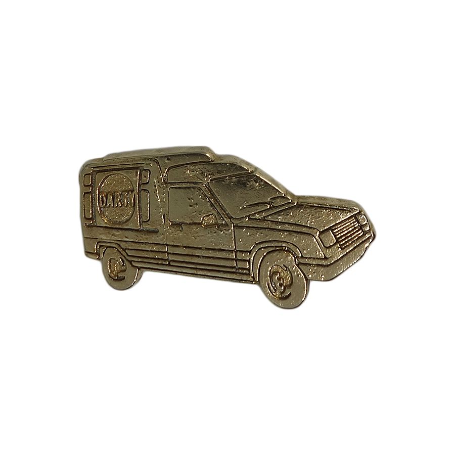 DARTY ピンズ フランス 自動車 金色 留め具付き