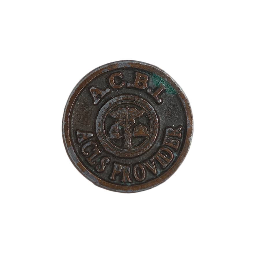 A.C.B.I. ピンズ ACLS PROVIDER 留め具付き
