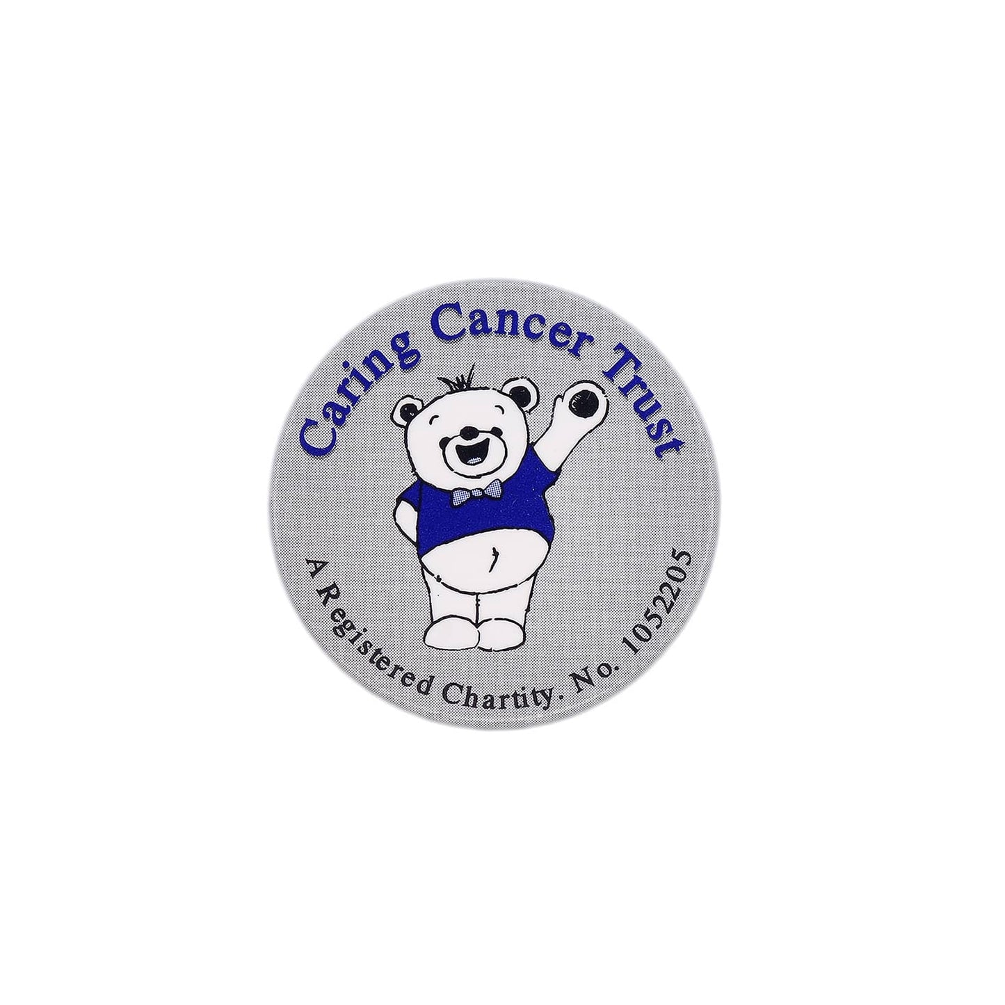 Caring Cancer Trust 缶バッジ バッチ テディベア