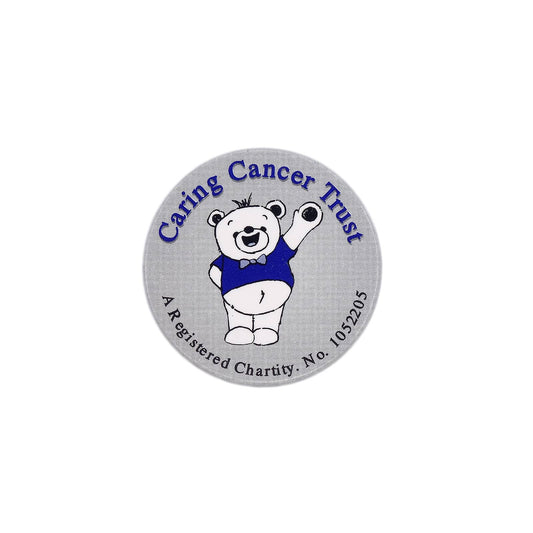 Caring Cancer Trust 缶バッジ バッチ テディベア