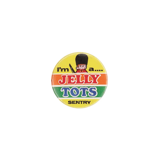 I'm a.... JELLY TOTS SENTRY 缶バッジ バッチ ジェリー・トッツ