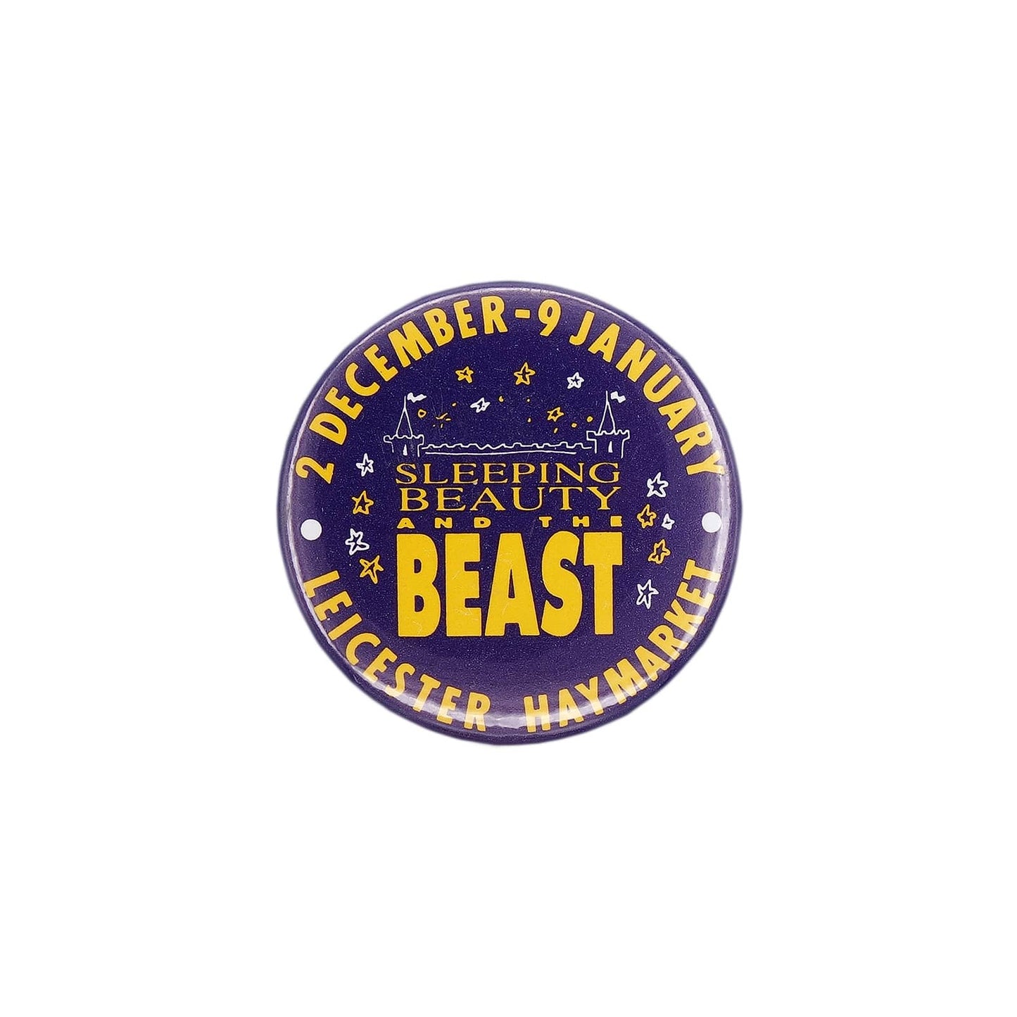 パントマイム Sleeping Beauty and the Beast 缶バッジ バッチ