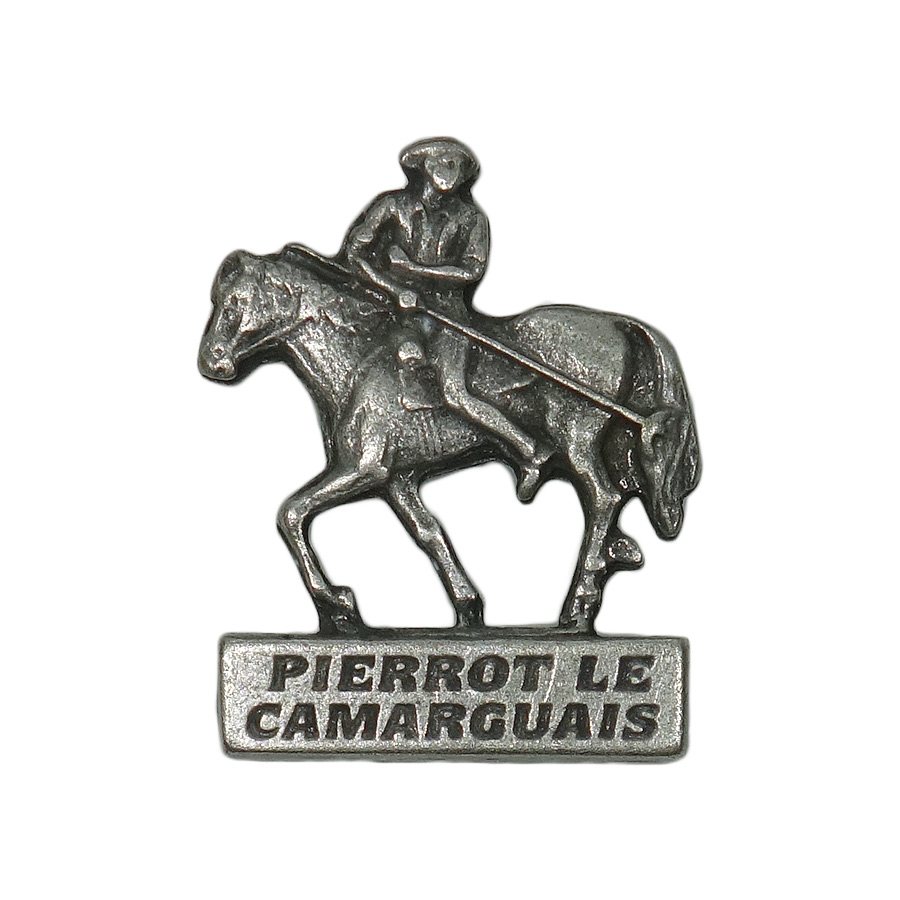 乗馬 ピンズ PIERROT LE CAMARGUAIS ビンテージ 留め具付き