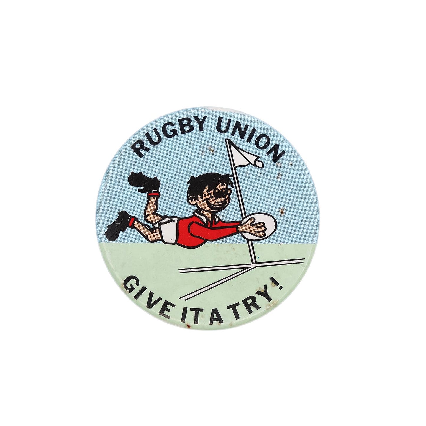 RUGBY UNION ラグビーユニオン 缶バッジ バッチ GIVE IT A TRY!