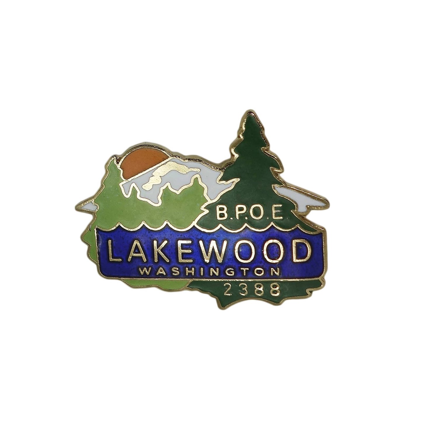 Lakewood Elks Lodge 2388 エルクス ピンバッジ ブローチ