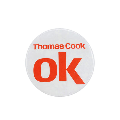 Thomas Cook トーマス・クック OK 缶バッジ バッチ