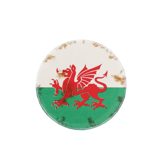 ウェールズの国旗 Y Ddraig Goch 赤い竜 バッジ バッチ