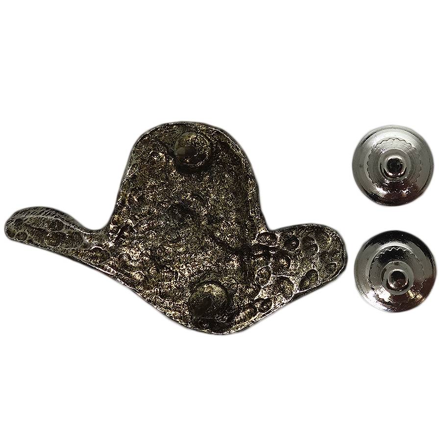 TEXAS カウボーイハット ピンズ ウエスタン 留め具付き