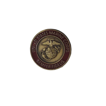 USMC アメリカ海兵隊 ピンズ SEMPER FIDELIS 留め具付き