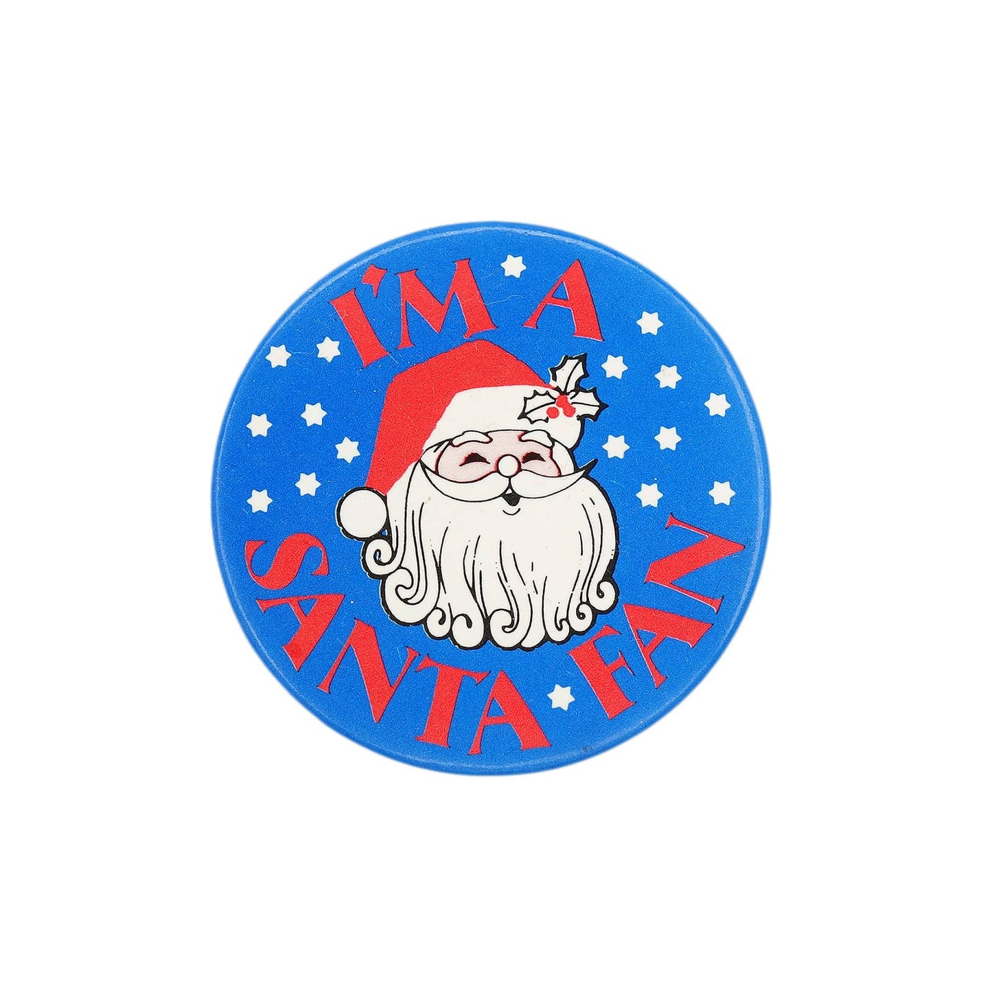 I'M A SANTA FAN サンタクロース 缶バッジ バッチ クリスマス