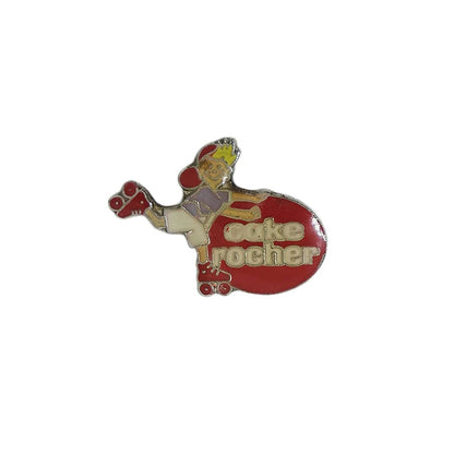cake rocher ピンズ ローラースケート少年 留め具付き