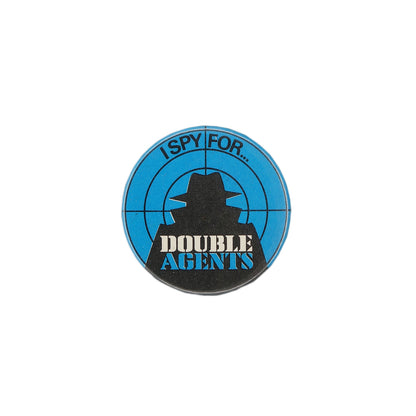 ISPY FOR... DOUBLE AGENTS 缶バッジ バッチ Trebor キャンディ
