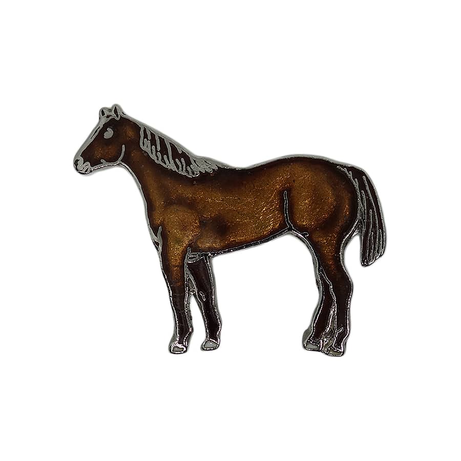 馬 ピンズ 動物 MAFCO 留め具付き