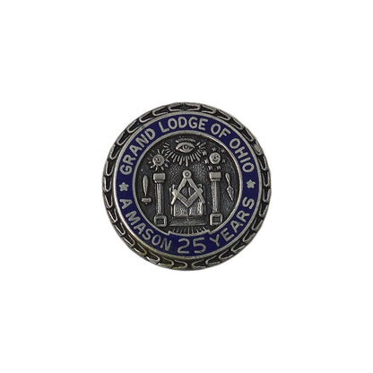 GRAND LODGE OF OHIO ピンズ フリーメーソン 留め具付き