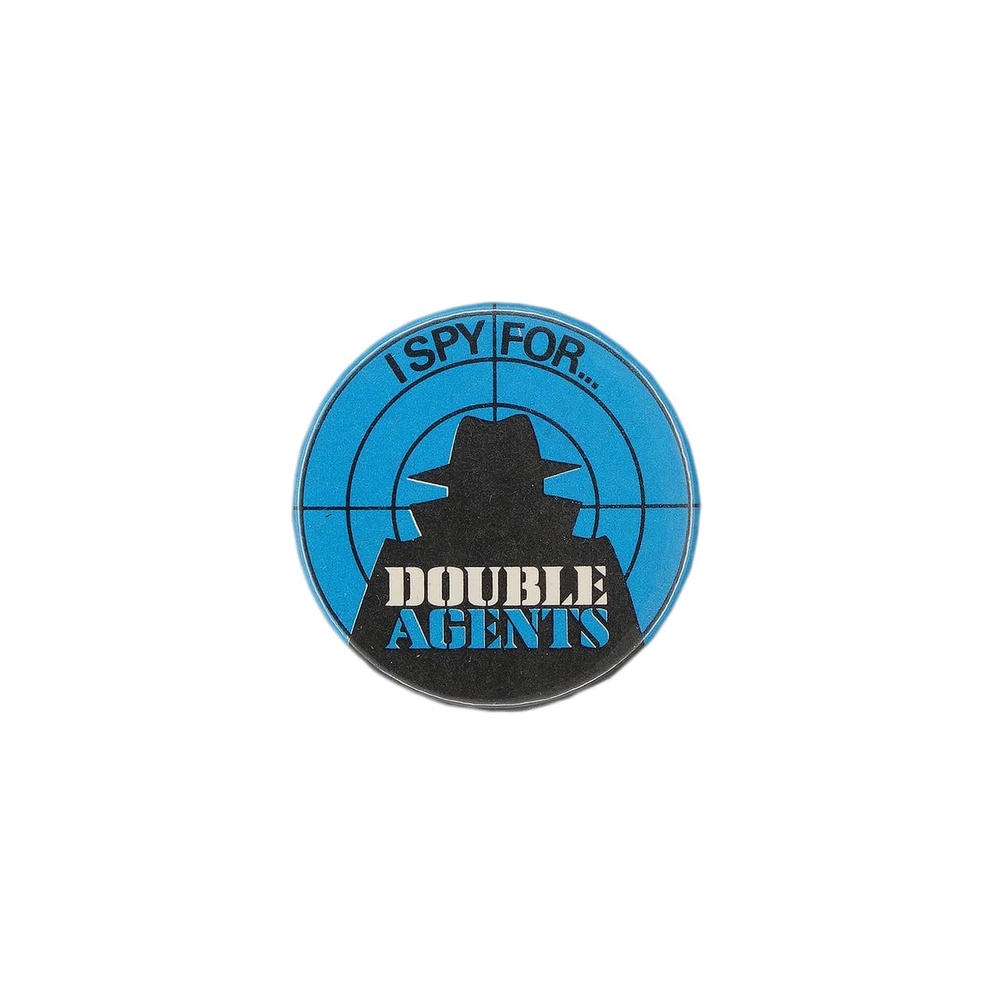ISPY FOR... DOUBLE AGENTS 缶バッジ バッチ Trebor キャンディ