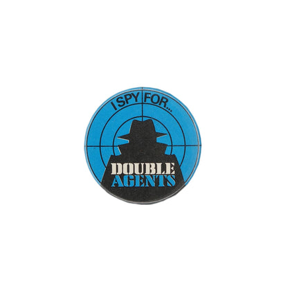 ISPY FOR... DOUBLE AGENTS 缶バッジ バッチ Trebor キャンディ