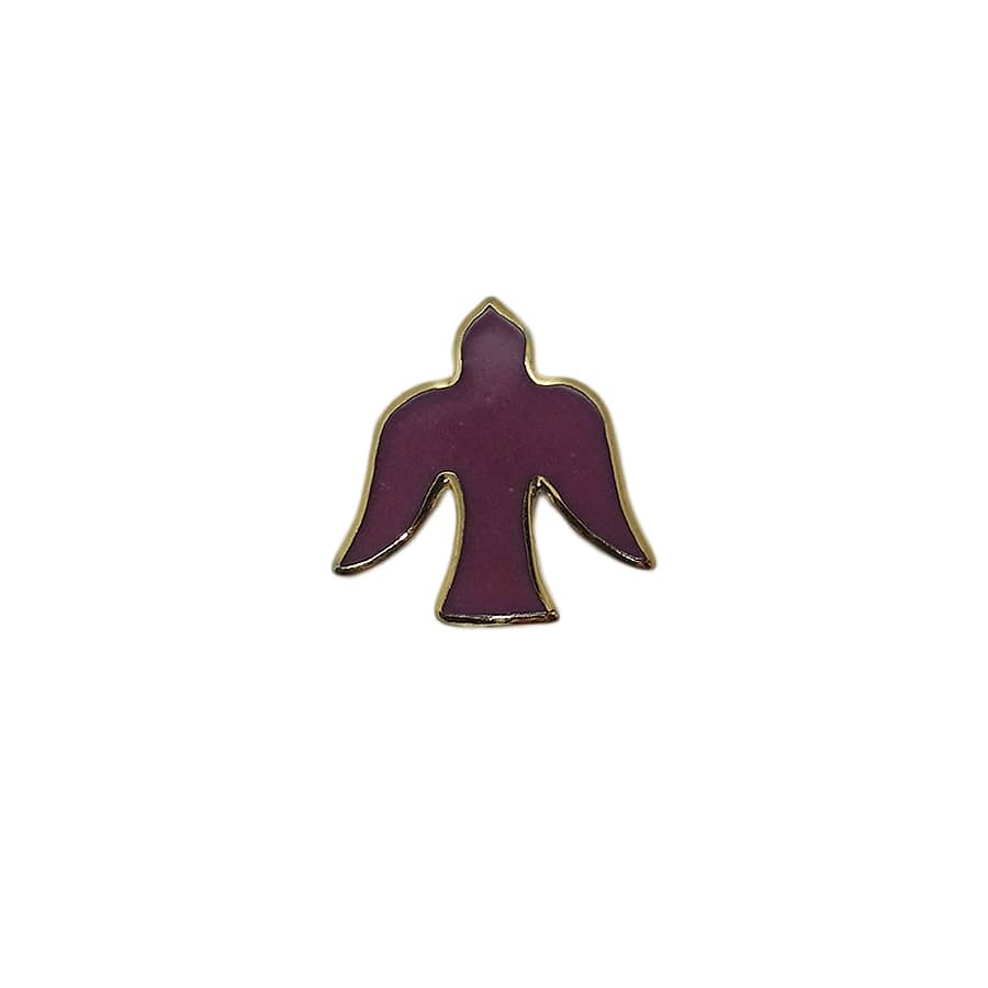 鳥 ピンズ 留め具付き