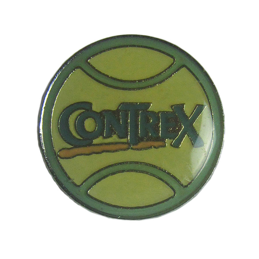 ピンズ CONTREX 留め具付き レトロ ピンバッジ