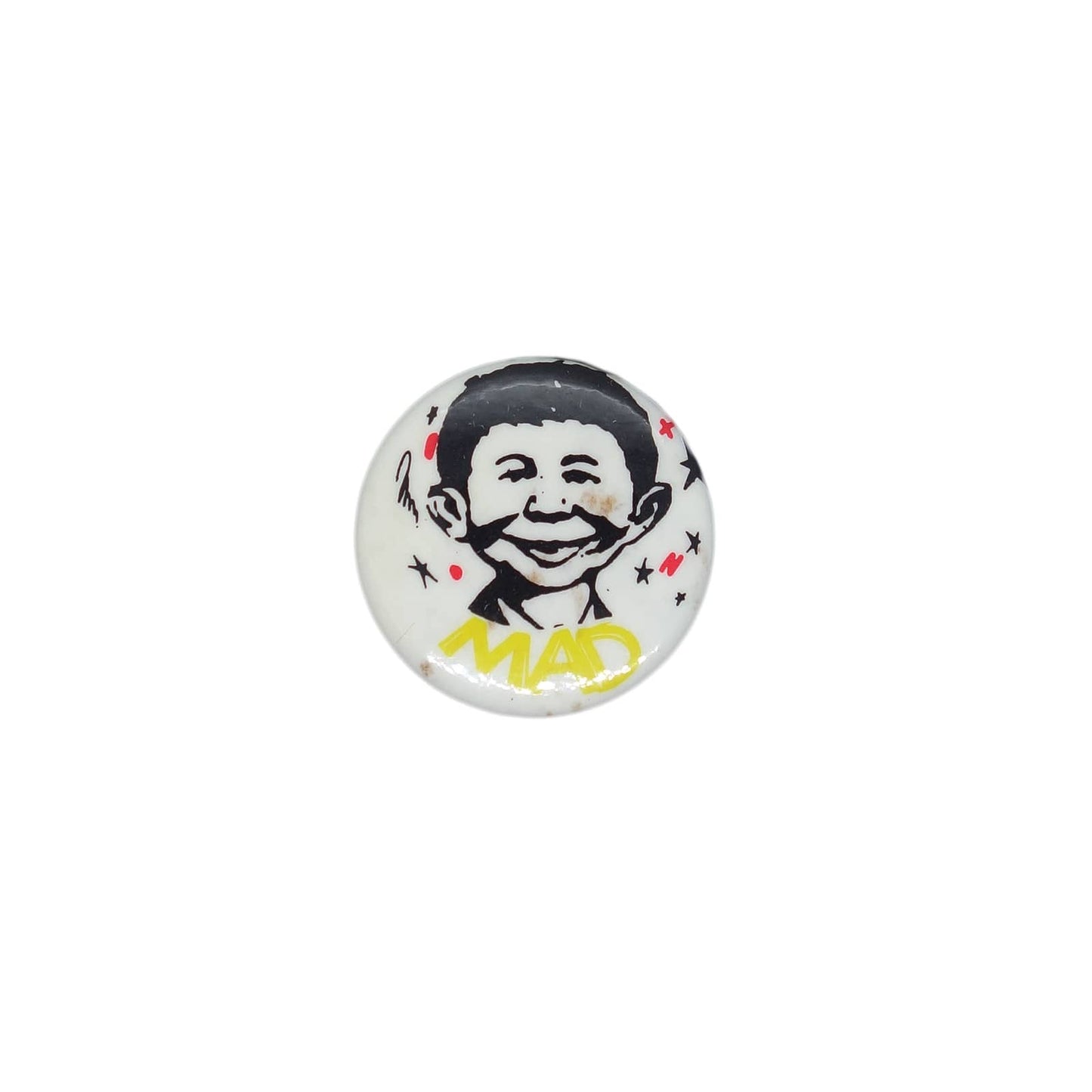 MAD Magazine アルフレッド・E・ニューマン 缶バッジ バッチ マスコット・キャラクター