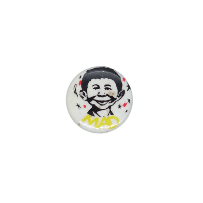 MAD Magazine アルフレッド・E・ニューマン 缶バッジ バッチ マスコット・キャラクター