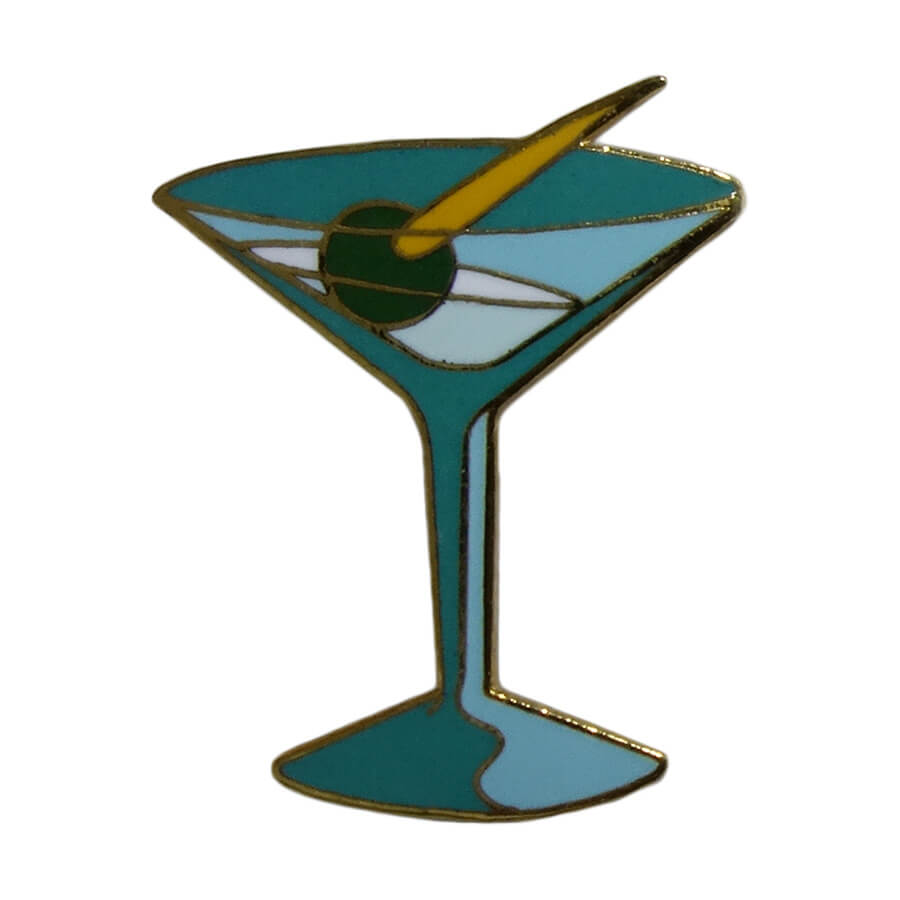 ピンズ カクテル マティーニ お酒 留め具付き William Spear Design ビンテージ