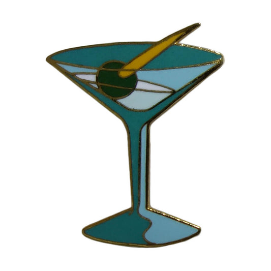 ピンズ カクテル マティーニ お酒 留め具付き William Spear Design ビンテージ