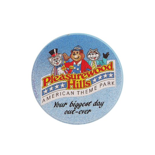 テーマパーク Pleasurewood Hills 缶バッジ バッチ