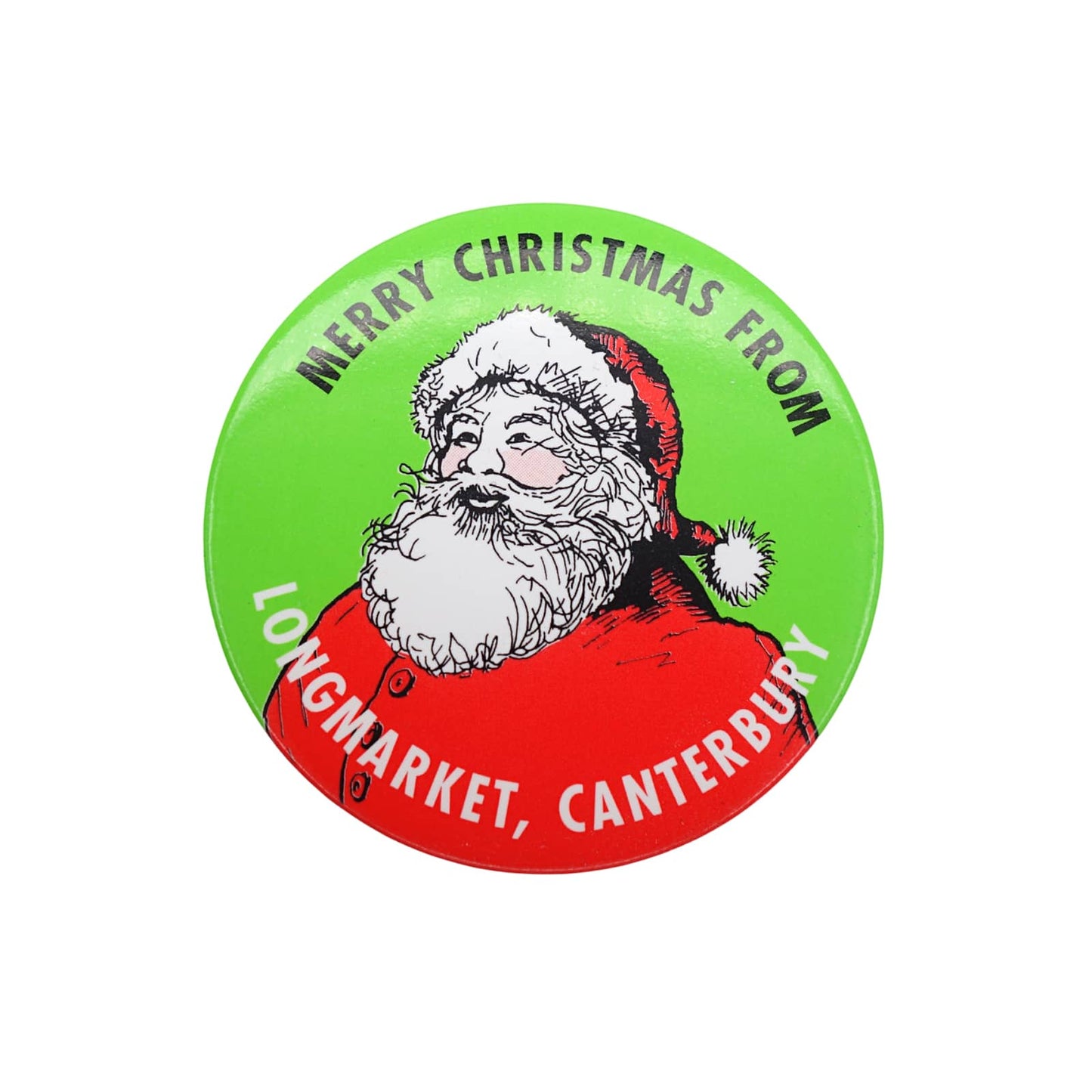 MERRY CHRISTMAS サンタクロース 缶バッジ クリスマス