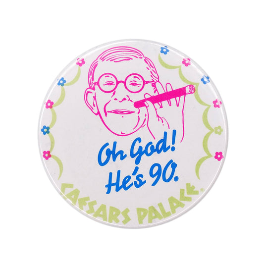 GEORGE BURNS ジョージ・バーンズ 缶バッジ CAESARS PALACE