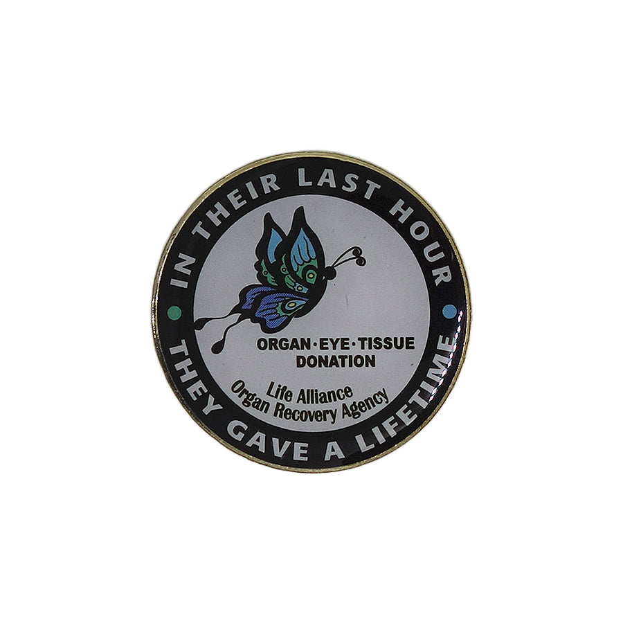 Life Alliance Organ Recovery Agency ピンズ 蝶 留め具付き 医療