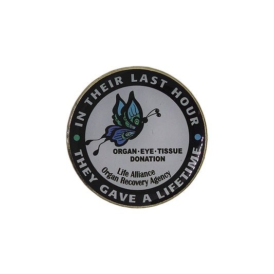 Life Alliance Organ Recovery Agency ピンズ 蝶 留め具付き 医療