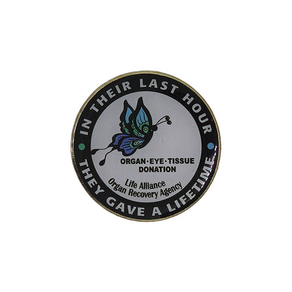 Life Alliance Organ Recovery Agency ピンズ 蝶 留め具付き 医療