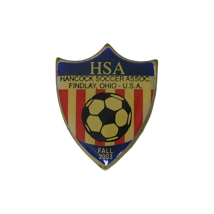 HANCOCK SOCCER ASSOCIATION ピンズ サッカー 留め具付き