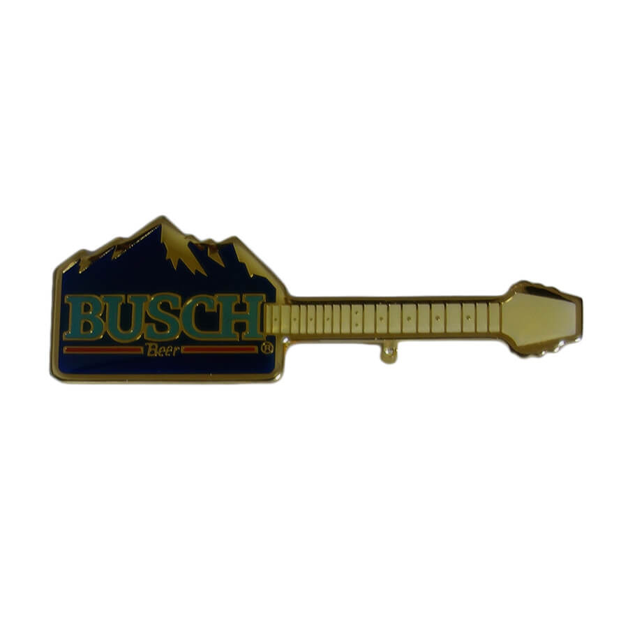 Busch Beer ブローチ  ビール ギター型 お酒
