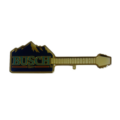 Busch Beer ブローチ  ビール ギター型 お酒