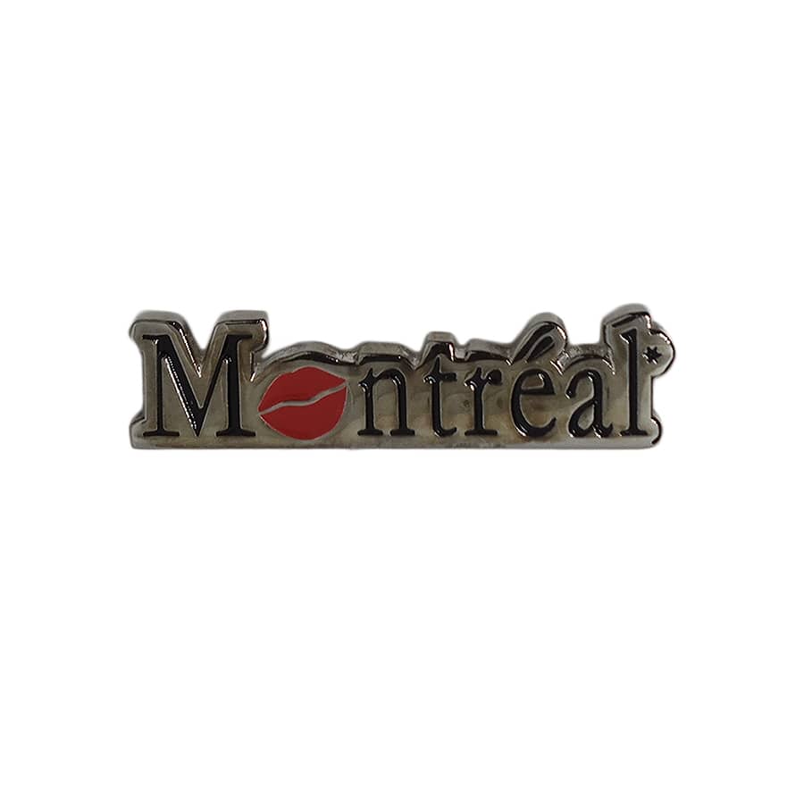 Montreal ピンズ 唇 カナダ モントリオール 留め具付き