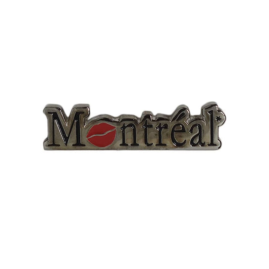 Montreal ピンズ 唇 カナダ モントリオール 留め具付き
