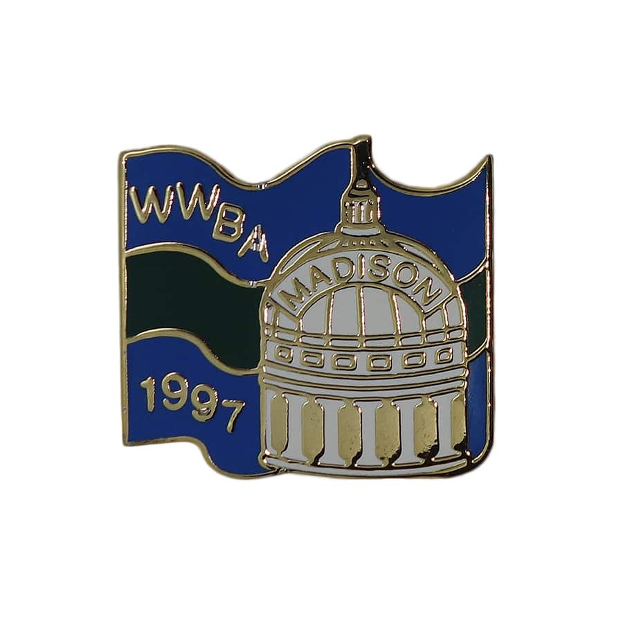 WWBA 1997 ボウリング ピンズ MADISON 留め具付き